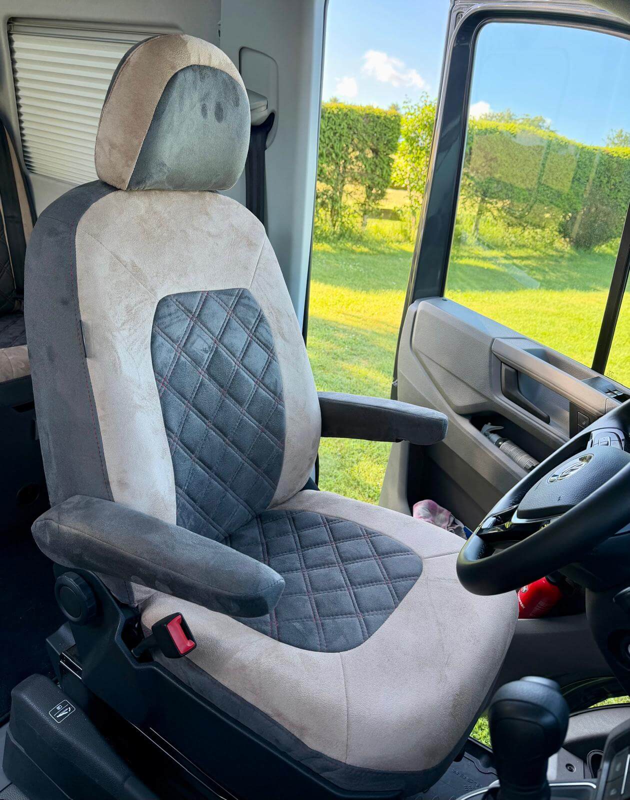 Vw Grand California Beifahrersitz Sitzbezug Antarrlook Rautenmuster