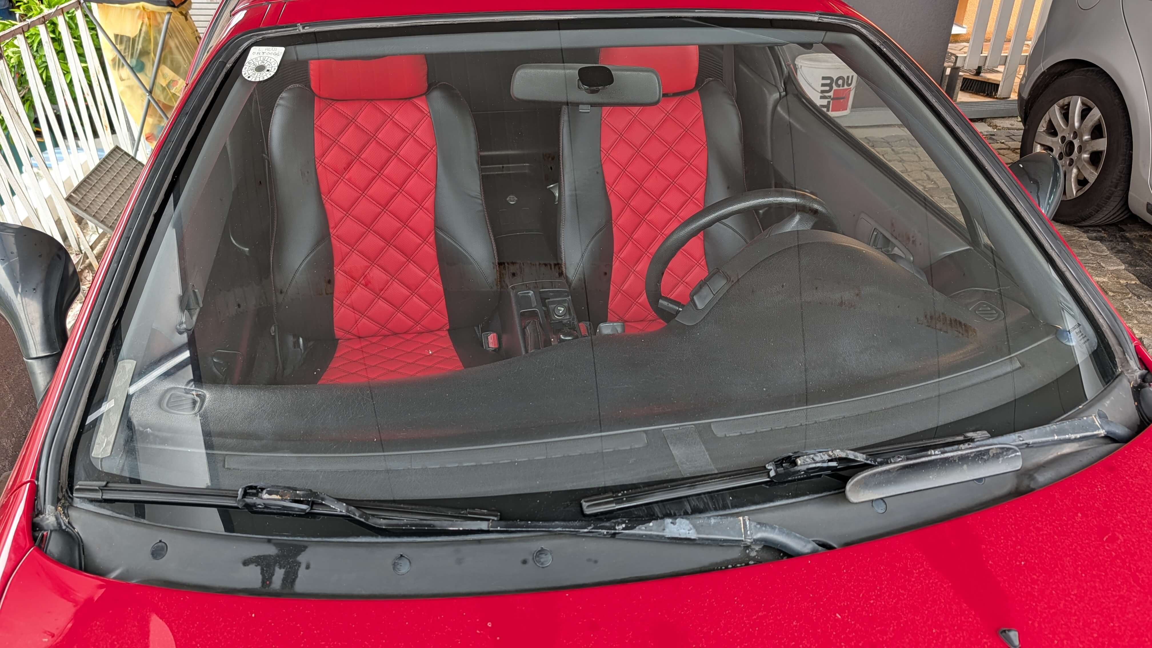 Honda Crx Del Sol Autositzbezuege Nach Mass Frontansicht