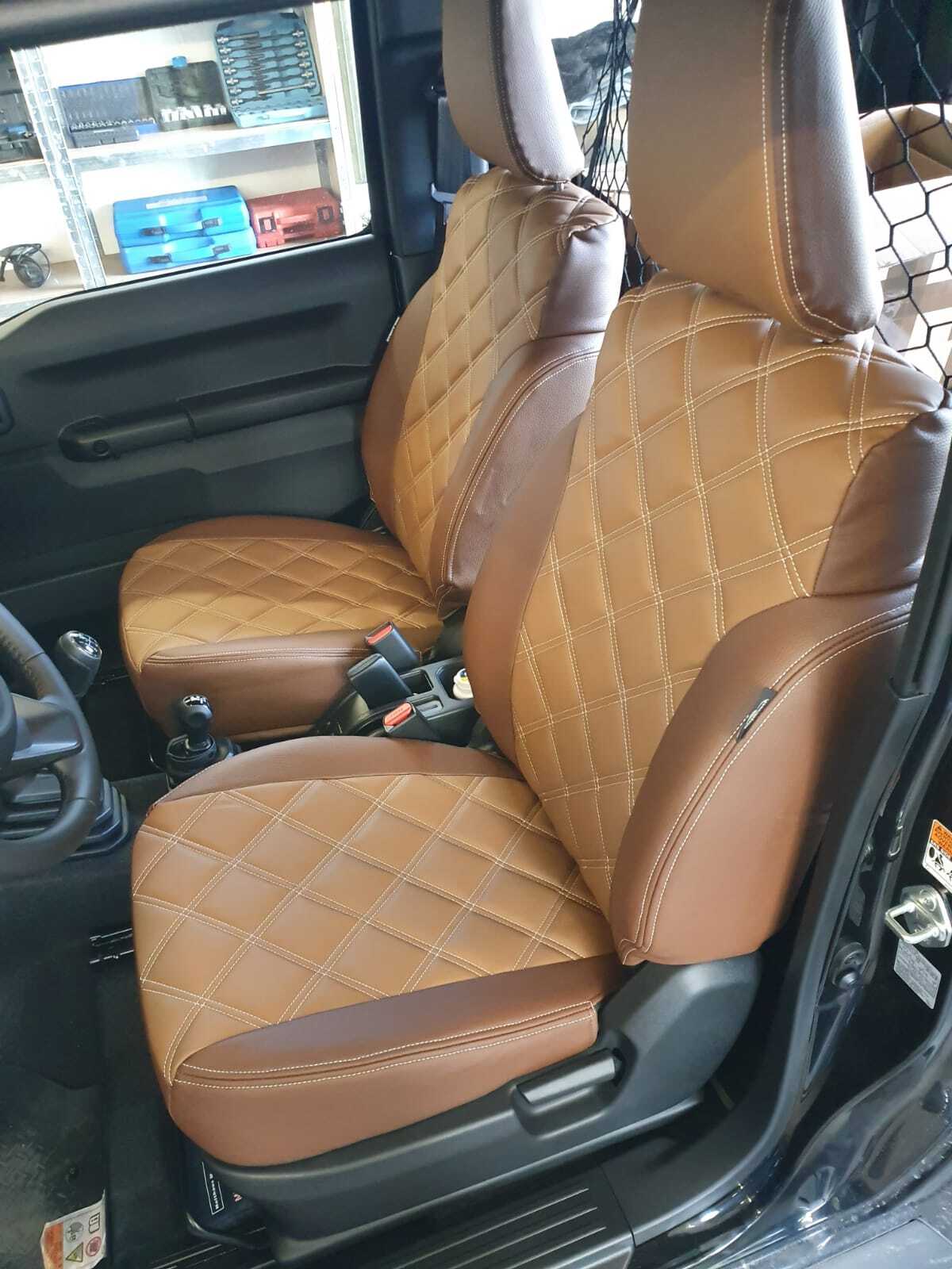 Suzuki Jimny Gj Sitzbezuege Lederlook D23 D29 Rautensteppung