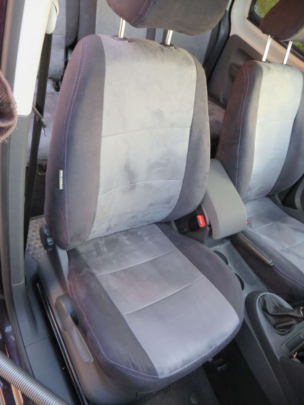 Vw Caddy Autositzbezuege Nach Mass Vordersitze Grau