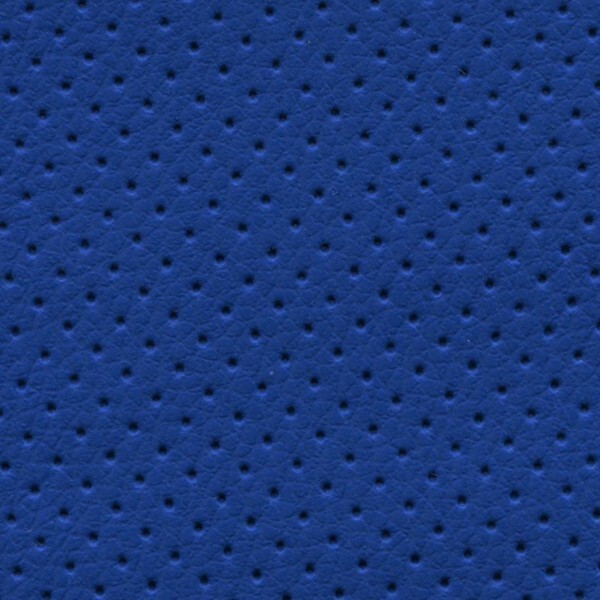 Lederlook Perforiert D10p Blau