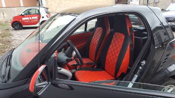 Smart Fortwo 451 Autositzbezüge individuell auf Mass