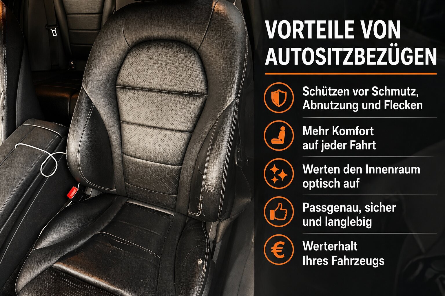 Vorteile von Autositzbezügen – Schutz, Komfort & Design