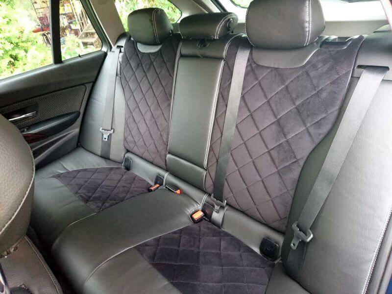 Bmw F31 Sitzbezuege Hinten Schwarz Steppung Rueckbank