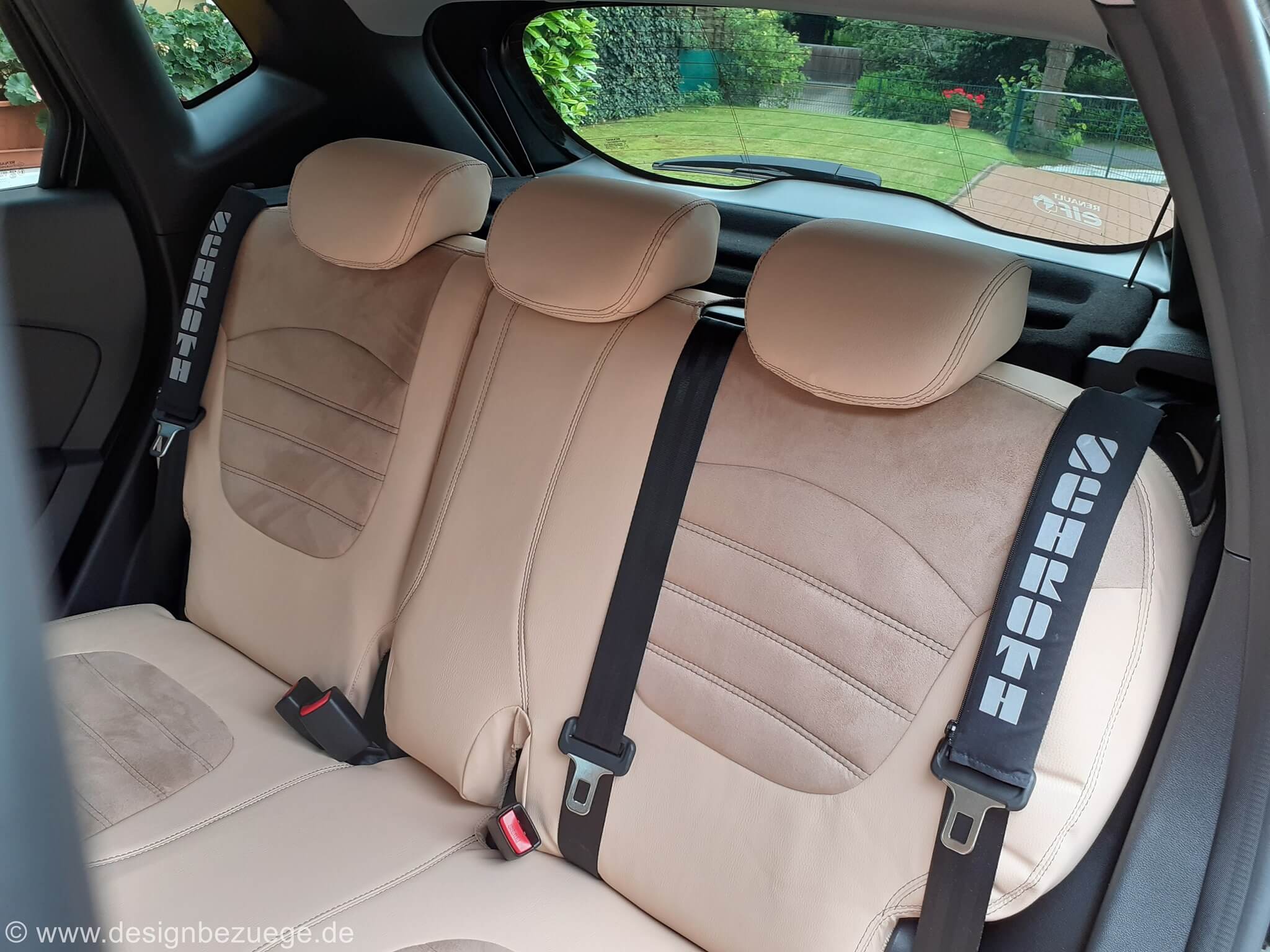 Renault Captur Sitzbezuege Beige Hellbraun