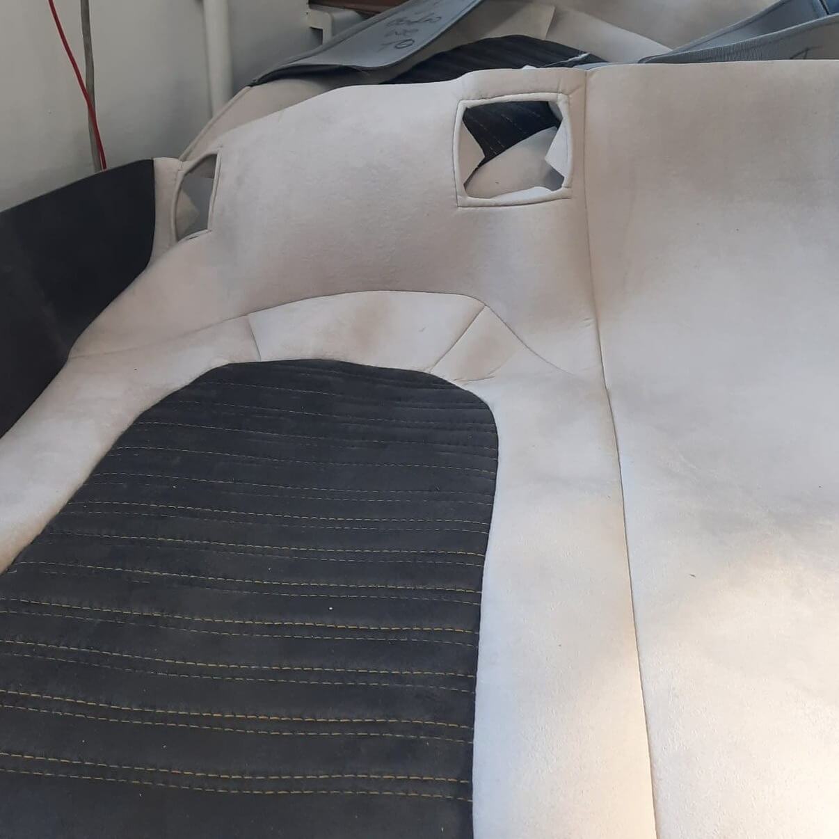 Seat Sitzbezuege Nach Mass Antarrlook A13 Dunkelgrau Steppung