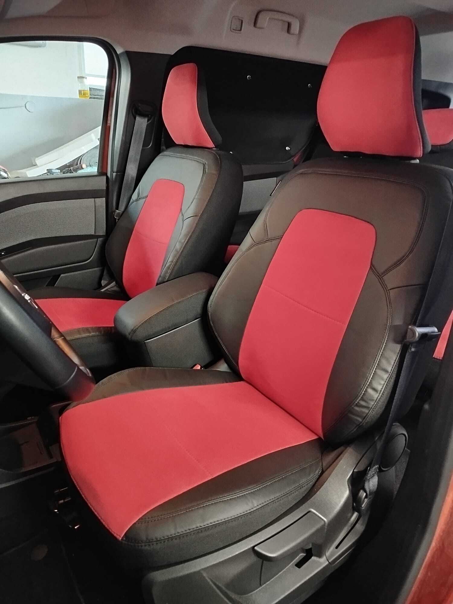 Nissan Townstar Vordersitze Sitzbezuege Antarrlook Lederlook