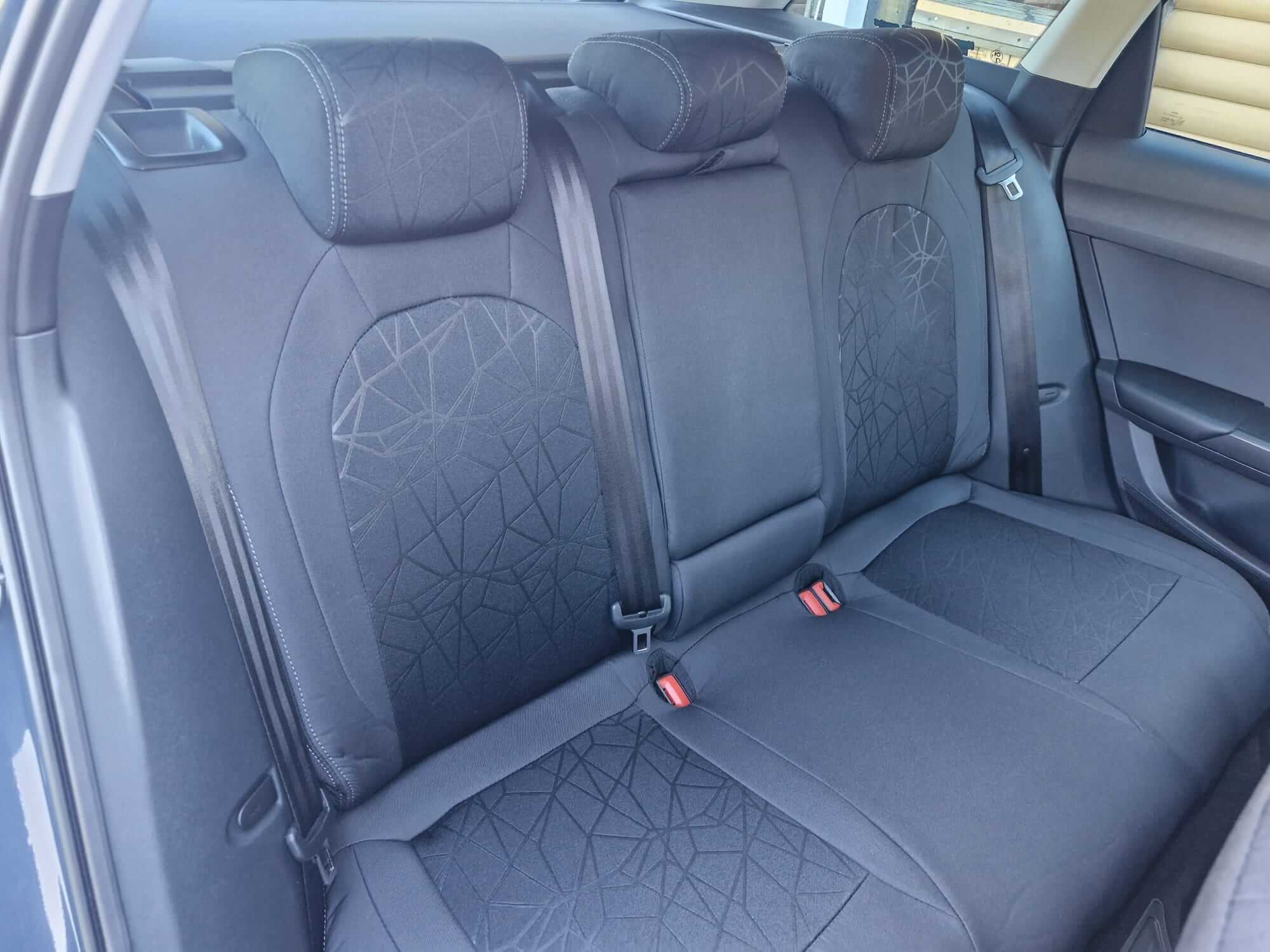 Seat Leon 4 Rueckbank Sitzbezuege Textil Schwarz Materialmuster 344