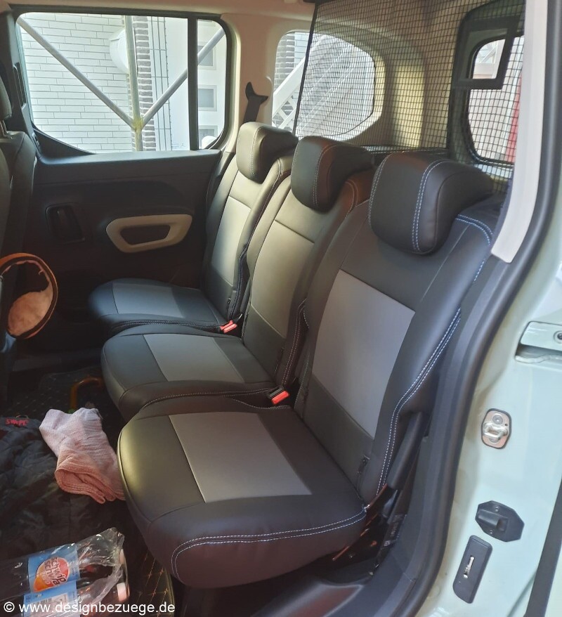Citroen Berlingo Sitzbezuege Rueckbank D14 D15