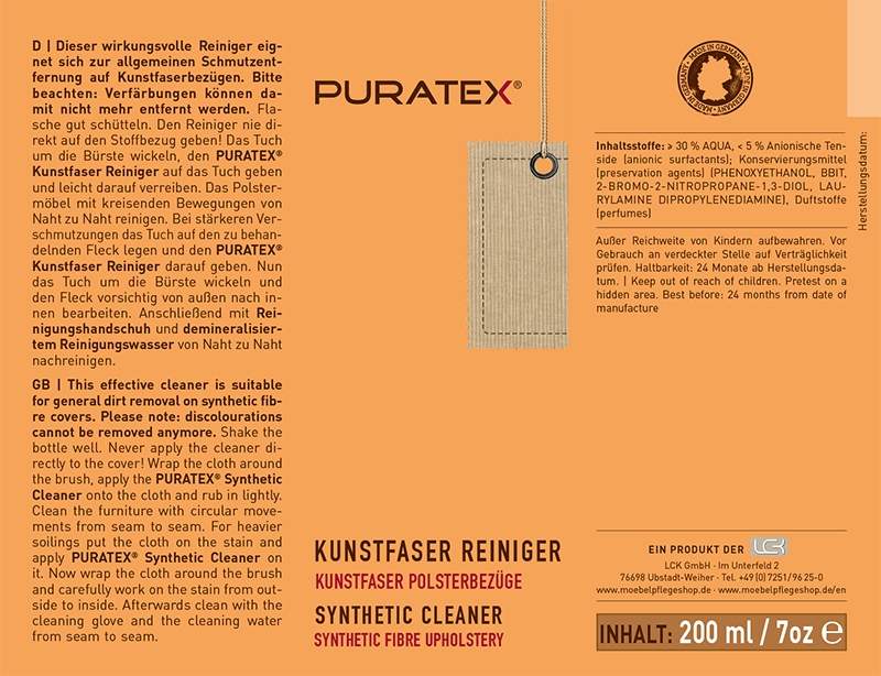 PURATEX Kunstfaser Reiniger für Mikrofaser- und Stoffbezüge