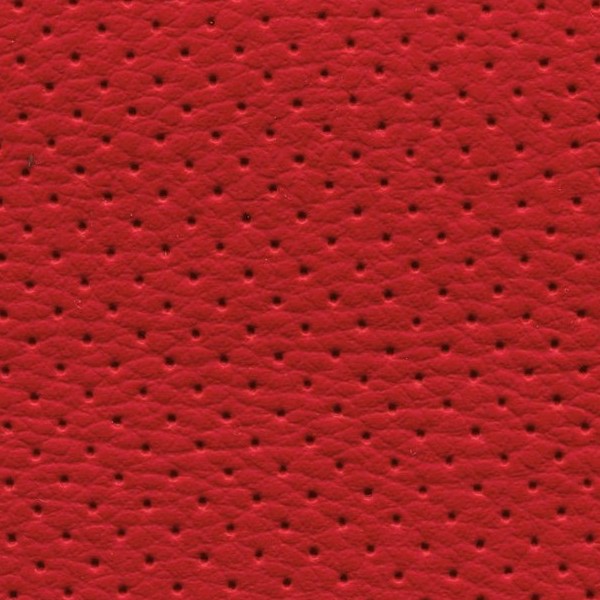 Lederlook Perforiert D02p Rot