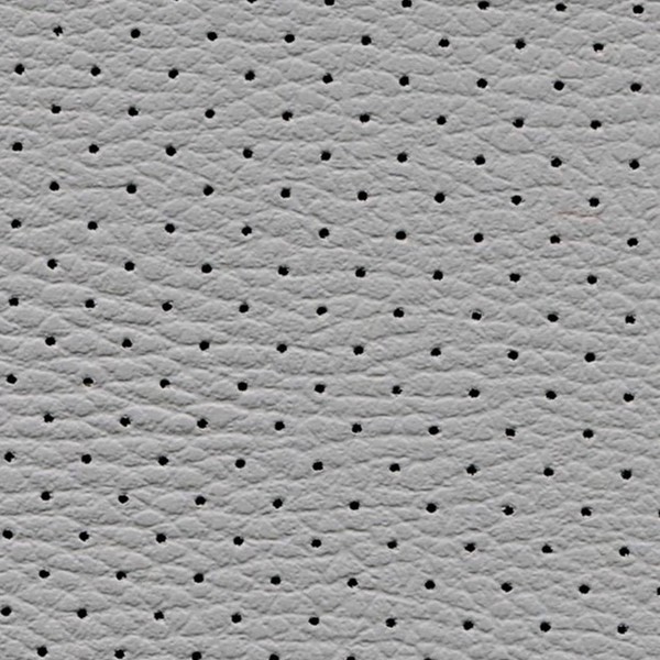 Lederlook Perforiert D30p Hellgrau