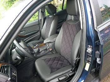 BMW F31 Innenraum-Upgrade – maßgeschneiderte Sitzbezüge mit Rauten-Absteppung