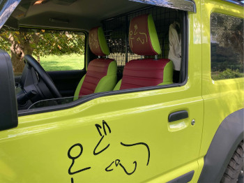 Autositzbezüge für den Suzuki Jimny GJ – individuelles Kundenprojekt