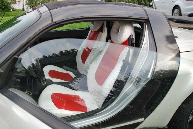 2 x Leder Sitzbezug für Smart Roadster 452 (Herten, Westfalen) - Smart  Zubehör 