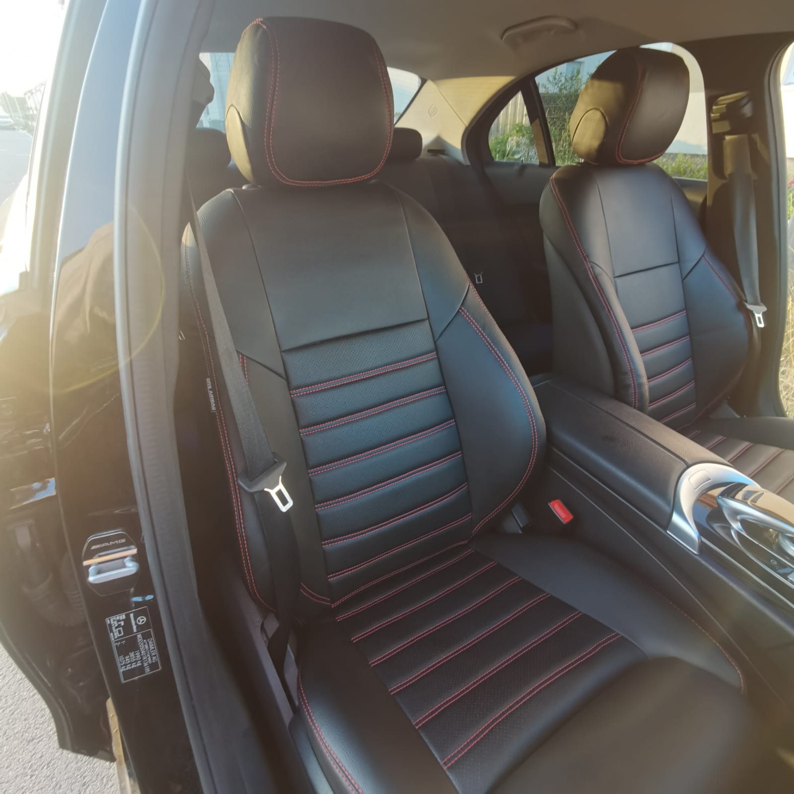 Sitzbezüge Komplettset für VW Polo NO315206 schwarz-grau 